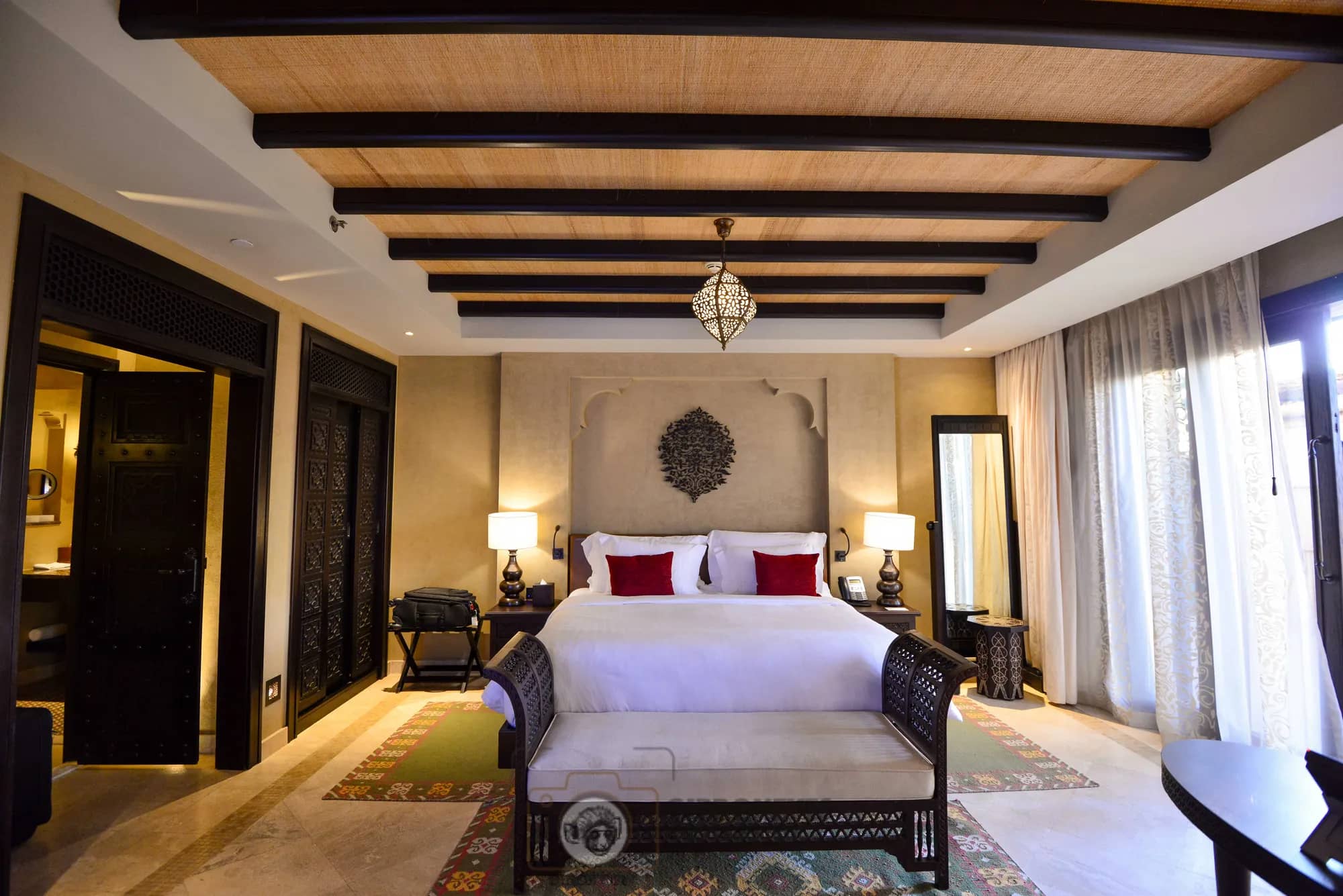 Styled hotel-quality bedroom interior